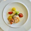 ビシソワーズジャガイモの冷製スープ仕立て「夏のおすすめランチ【夏を感じる、心満たされるひととき】大和高田市フレンチレストランヴィラージュ.アキヨシのランチコース」