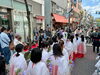 「亀有香取神社さんの第2回こども稲荷例大祭⛩️こども巫女行列⭐️こども神輿！小学生のおみこし担ぎ手が亀有ゆうろーどに登場！2025年4月29日（火祝）14時30分頃」