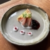 チーズタルトイチゴ添え