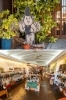 広々とした店内。入り口には手指消毒を設置しております「いむら酒店」