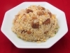 食べごたえのあるゴロゴロチャーシュー入り、炒飯。「城山本店」