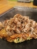 たっぷりお肉の「広島焼き肉三昧」「広島焼き やきべえ」