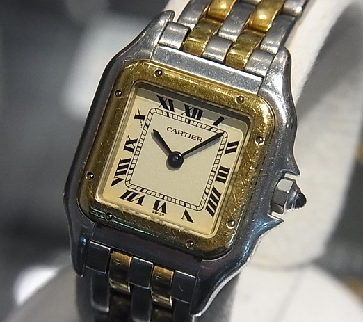 「カルティエ パンテール 2ロウ レディース腕時計 高価買取」