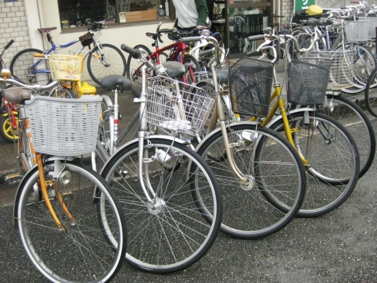 メンテナンスの行き届いた自転車。