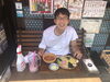 「おじぎ茶屋　新商品♪♪冷やし胡麻坦々つけ麺です♪♪♪{柴又駅近♪かき氷♪葛飾散歩♪昼飲み♪映える喫茶♪レトロ♪食べ歩き最高♪子連れok♪ランチ♪お持ち帰り♪テラス席♪ラーメン♪カツカレー♪柴又冷やしラーメン♪胡麻♪柴又つけ麺♪」