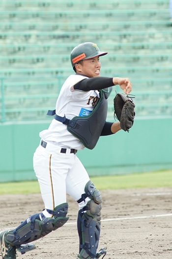 富山県出身の選手も活躍中！
（写真は谷口佳祐選手）「富山GRNサンダーバーズ」