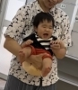 ママに抱っこされて、音楽に合わせて、歌っています！「ママだいすき❤️キュートな笑顔いっぱいの１０月のベビーリトミック体験にぜひいらしてください！【京都市南区＆下京区のピアノ・リトミック・英語リトミック】」
