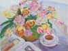 「一般科生徒作品「花かご」」