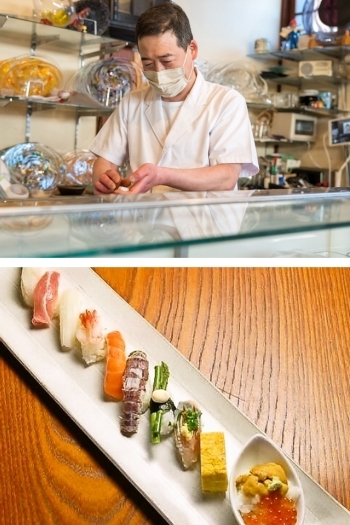 お客様に楽しいお食事のひとときをお過ごしいただくのが喜びです「小樽たけの寿司」