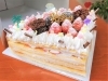 ミルクレープを使用した誕生日ケーキ等ご希望のオーダーできます「Crepe＆Galette Cafe梛の森」