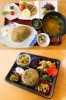 上）サンテらんち（一例）
下）サンテ弁当（一例）「ごちそうサンテ」