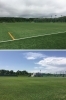 サッカー・ラグビー場　上：人工芝
下：天然芝「緑ケ丘公園運動施設」