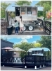 店内でテイクアウトしたものをウッドデッキで飲食可能です。「いちはな」