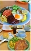 上:ロコモコプレート
下:ランチプレートセット「Hawaiian Cafe 魔法のパンケーキ伊豆Gate清水町店」