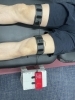 上半身のケア中にEMSによる下半身の筋トレ。「3DのEMS「グランパルス」を使用しながら効率的且つ効果的に、トレーニングやストレッチ、ボディケアができます。」