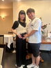 「出産の前にお食事に来て頂きました」
