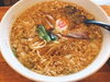 「定食も食べられるラーメン屋。らーめんいちぶは平日半チャーハン100円！ラーメンと一緒にどうぞ。」