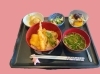天丼は利用者さんに人気で💕皆さん完食です。「今年もありがとうございました🙇‍♀️来年もよろしくお願いいたします🐉」