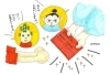 （3）満タンになったカードは<br>掲載店にお渡しください<br><br>そこでプレゼントへの応募ハガキ<br>がもらえます！