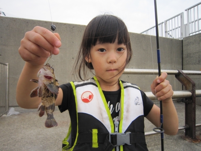 「私が釣ったよ～！！」