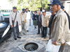 庁舎内には地下240mの災害用井戸<br>もあります