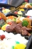 大人気のお弁当はひとつひとつの食材にこだわっています「溶岩焼肉 おおくま」