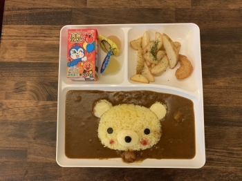 ハチミツたっぷりのお子様カレーは子供に大人気♪「つぼやきカレーキートン 広島井口店」