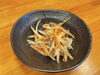 旬の野菜たっぷり、自家製のおばんざい「今日のおばんざい3品のご紹介（マグロの揚げ出し・ごぼうと人参のマヨサラダ・ガリしめ鯖）」