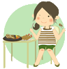 「飲み過ぎ、食べ過ぎに・・・」