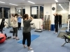 まずはストレッチから。今日の調子を確認します。「REACH conditioning LABO」