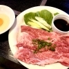 鉄板牛すき焼き　玉子付き