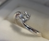 「貴金属 Pt900 0.306ct プラチナ ダイヤモンドリング 高価買取」