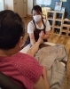 施術中の様子。足の先から全身にかけてぽかぽかします♪「足と靴の専門店 ピエ」