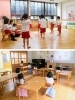 絵本タイム♪
全教室にプロジェクターを設置しています。「ふじのき幼稚園」