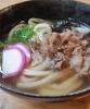選定した小麦粉のモチモチ食感が自慢！
肉うどんは国産牛肉使用！「坂口や」