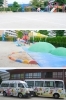上）子どもたちは外遊びが大好き♪
下）かわいい園バスで送迎「ふじのき幼稚園」