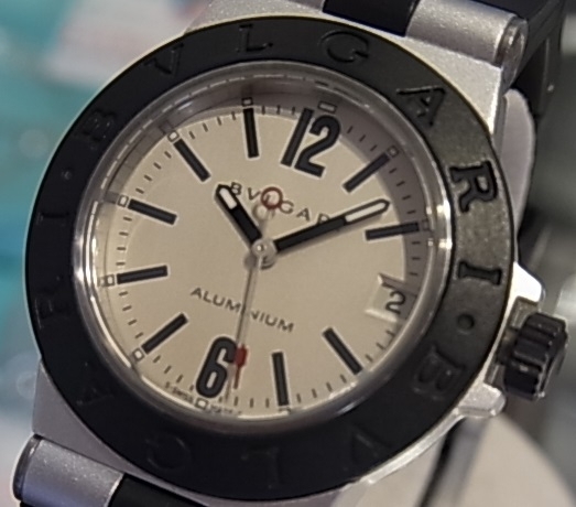 「ブルガリ アルミニウム AL32TA ボーイズ QZ 腕時計 高価買取」