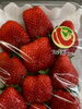 今日は国産いちご良いのが入りました！！「上生菓子「金魚鉢」(*´∇｀*)」