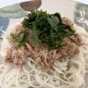 （冷）ツナとごまとしそのそうめん（Tuna Sesame Perilla）