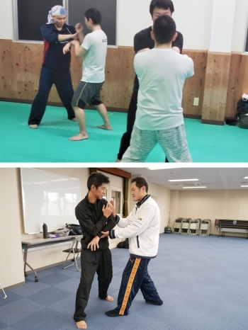 詠春拳は対人練習を中心に行います「詠春拳・洪拳練習会」