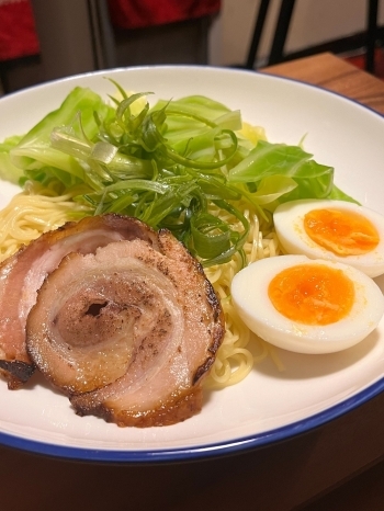 広島風つけ麺　900円「麺BAR 秘密屋」