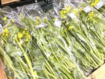 旬の野菜が並んでいます「ピカリ産直市場お冨さん神林店」