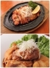 上:厚真鶏もも肉を使ったガーリック焼き 下:なか善名物ザンタレ「北の海鮮料理×ジンギスカン なか善駅通り店」