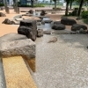 ■水遊び■【小菅東スポーツ公園‐葛飾区小菅‐】建物の屋上にある改修されたばかりの綺麗な公園