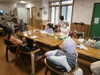 「健康食育の日　　　交野市　　デイサービス　老人ホーム　小林診療所」