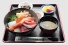 ちらし海鮮丼（刺身が酢飯の上にのっています）
「海鮮処 番屋」