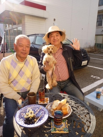 田中康夫先生とロッタちゃん<br>TMO伊良原さんもご一緒に！