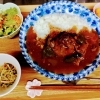 ハンバーグカレーランチ