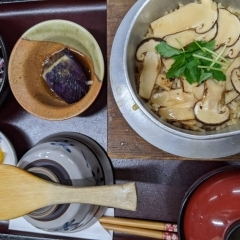 松茸釜めし定食（終了致しました）