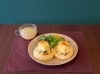 食事系の大人気メニュー！
『エッグベネディクトパンケーキ』「pancake＆cafe ma cherie」